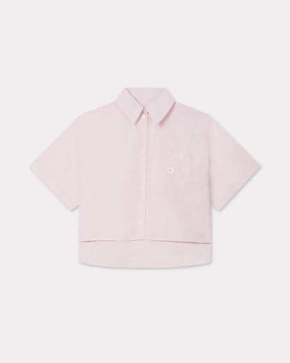 Kenzo Boke Flower 20 Short Dropped Shoulders Shirt In Cotton Poplin Women's