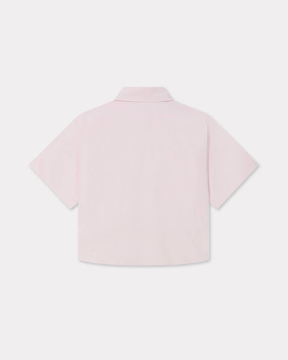 Kenzo Boke Flower 20 Short Dropped Shoulders Shirt In Cotton Poplin Women's