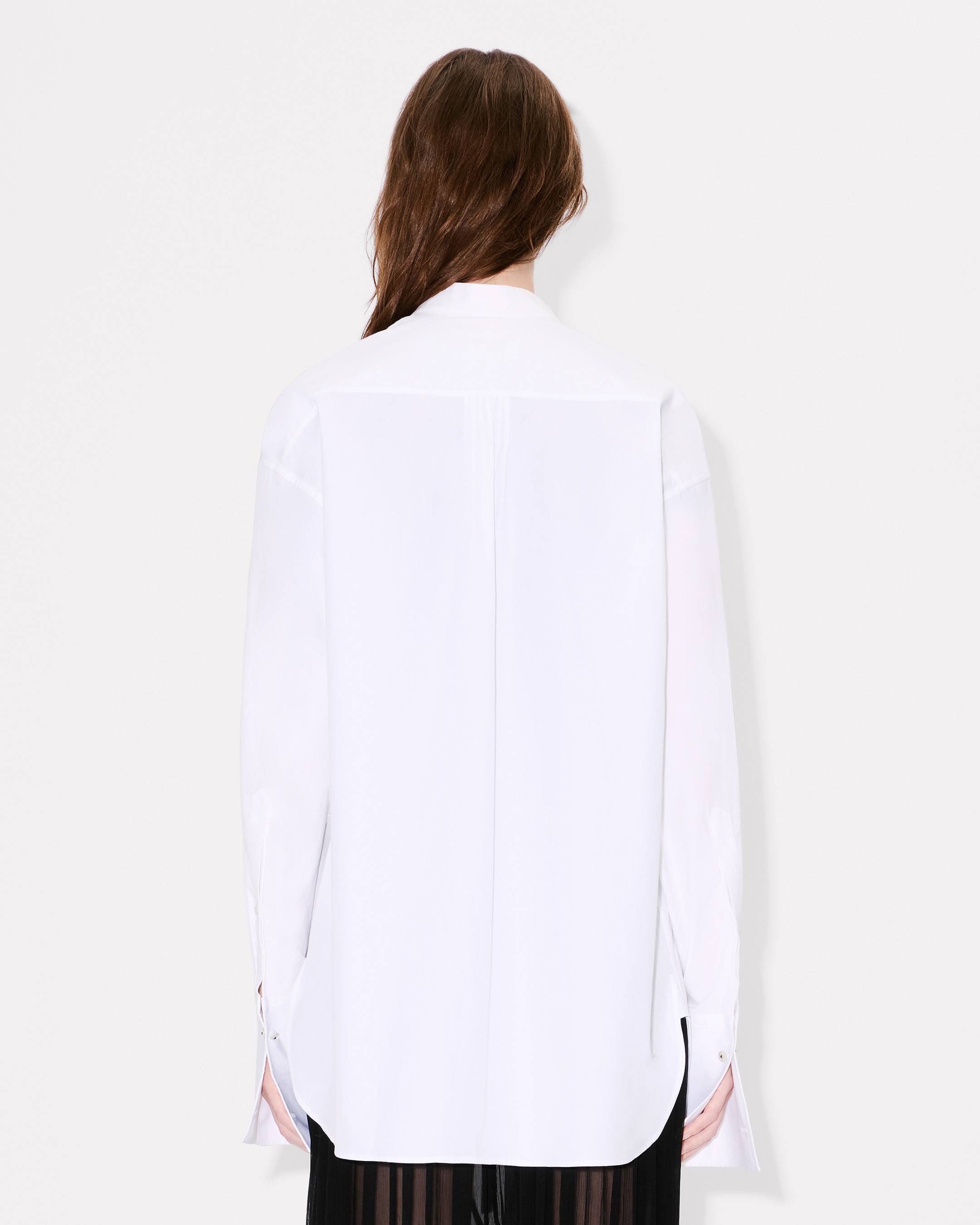 Kenzo Oversized Shirt In Cotton Poplin Women's
