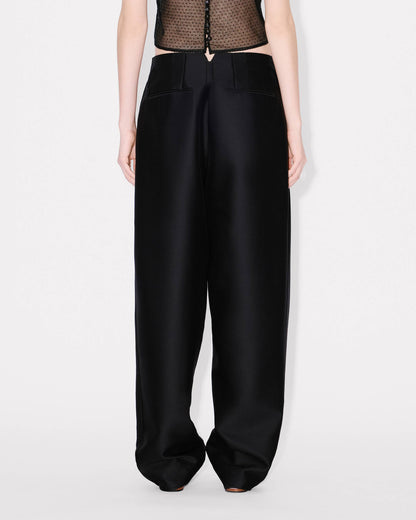 Kenzo Tailored Plaited Pants In Virgin Wool And Silk Women's