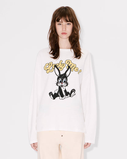 Kenzo Cartoon Long Sleeves Tshirt In Cotton Women's