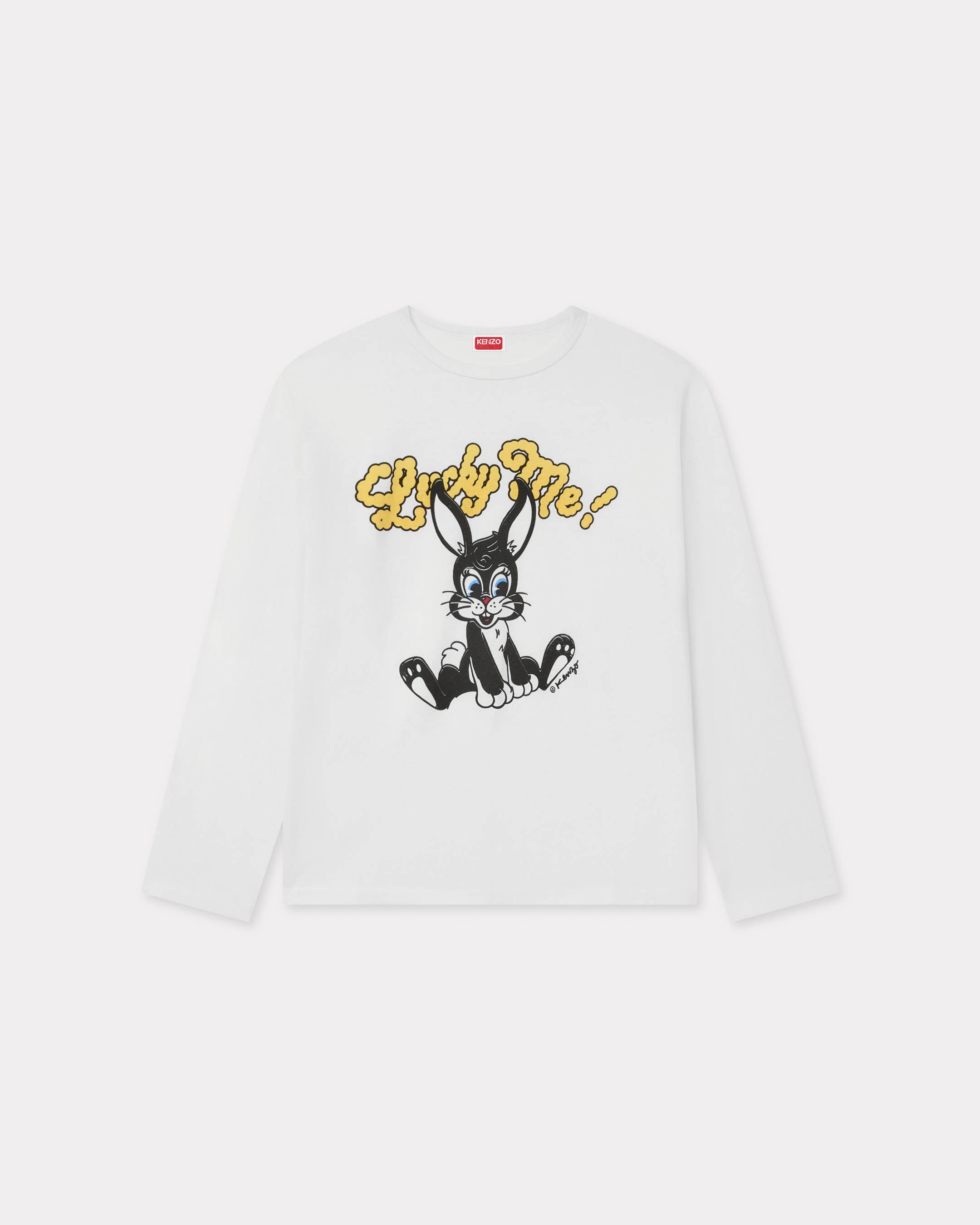 Kenzo Cartoon Long Sleeves Tshirt In Cotton Women's