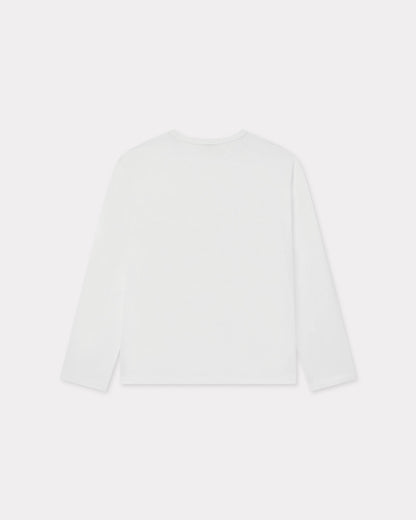 Kenzo Cartoon Long Sleeves Tshirt In Cotton Women's