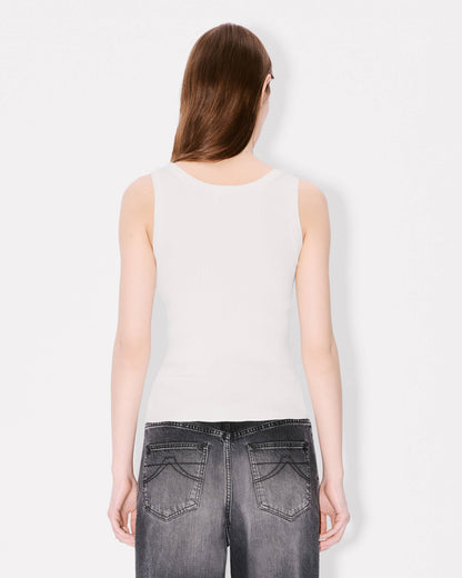 Kenzo Boke Flower 20 Embroidered Tank Top In Mixed Viscose Women's