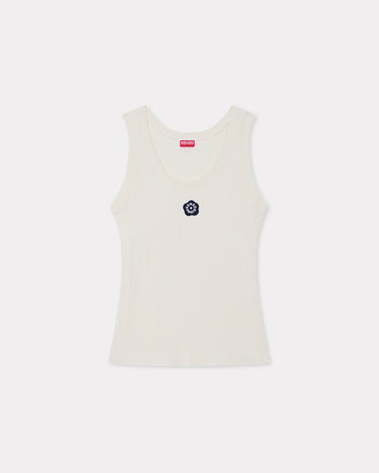 Kenzo Boke Flower 20 Embroidered Tank Top In Mixed Viscose Women's