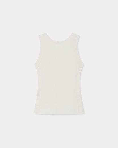 Kenzo Boke Flower 20 Embroidered Tank Top In Mixed Viscose Women's