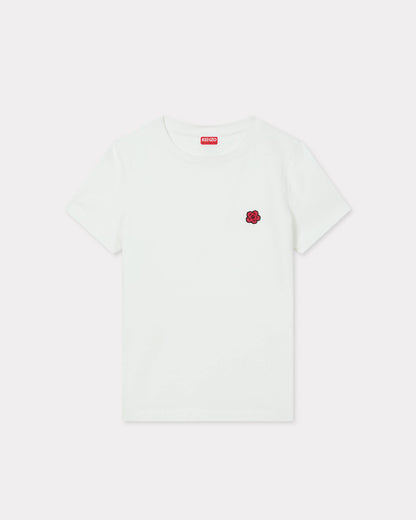 Kenzo Boke Flower Embroidered Tshirt In Cotton Women's