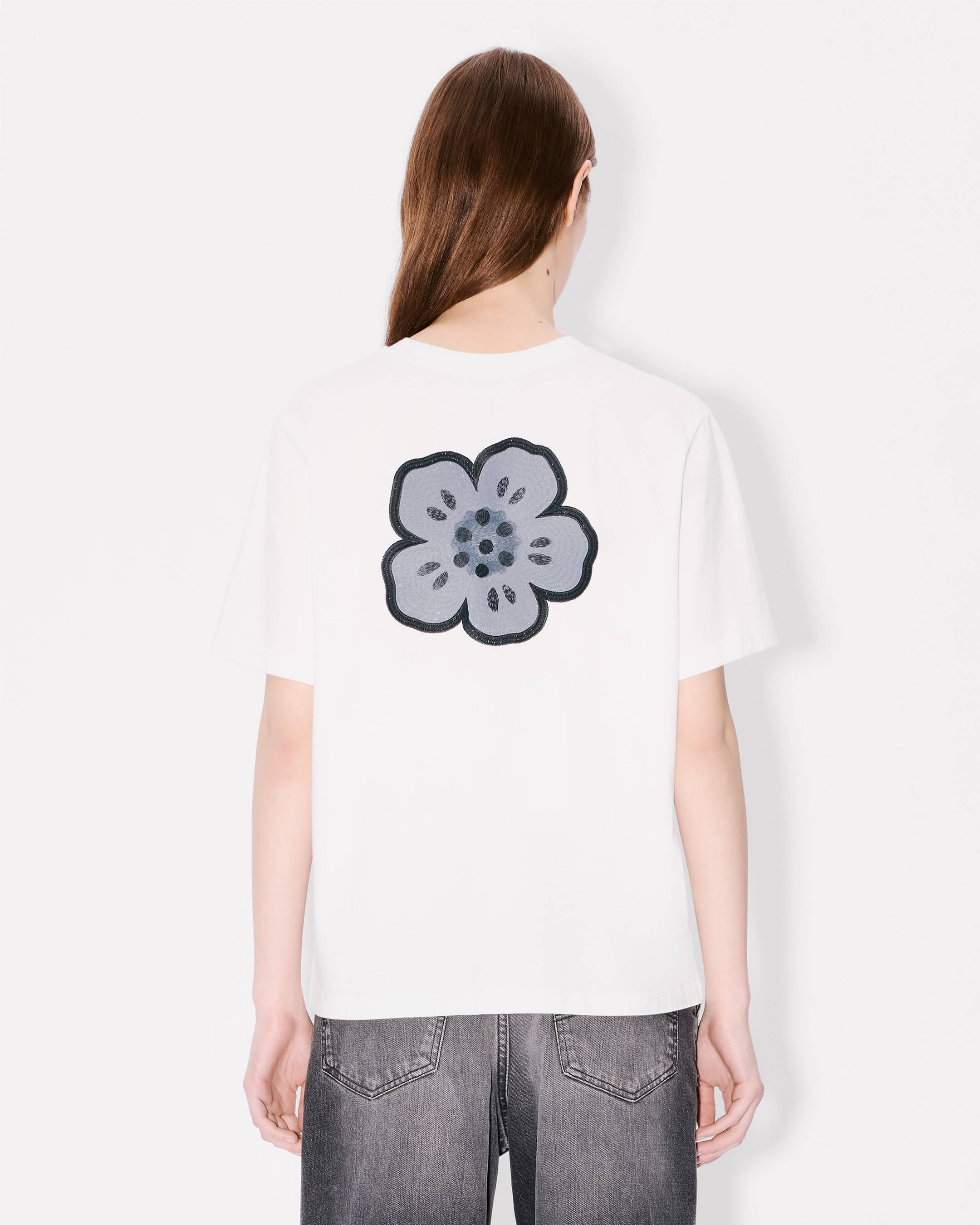 Kenzo Boke Flower Embroidered Relax Tshirt Women's