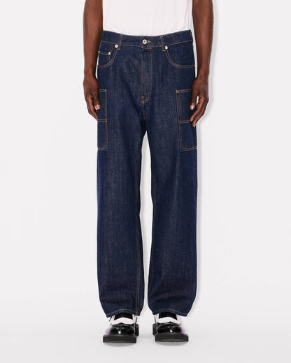 Kenzo Cargo Monkey Fit Jeans In Japanese Denim