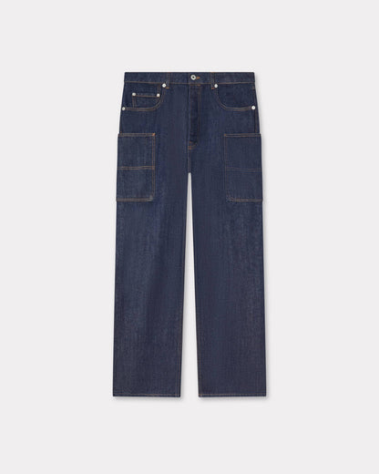 Kenzo Cargo Monkey Fit Jeans In Japanese Denim