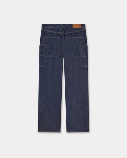 Kenzo Cargo Monkey Fit Jeans In Japanese Denim