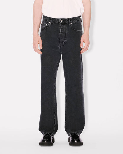 Kenzo Botan Loose Fit Jeans In Japanese Denim