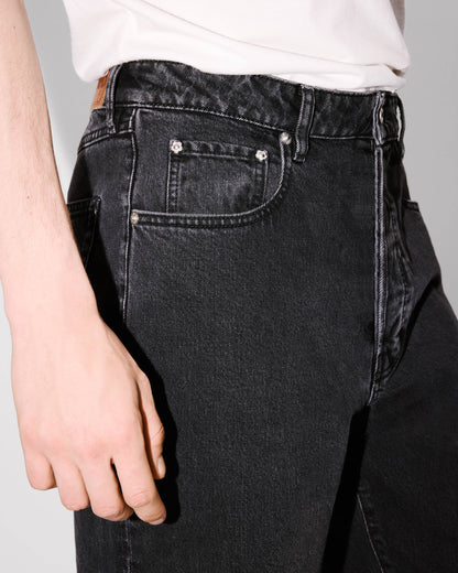 Kenzo Botan Loose Fit Jeans In Japanese Denim