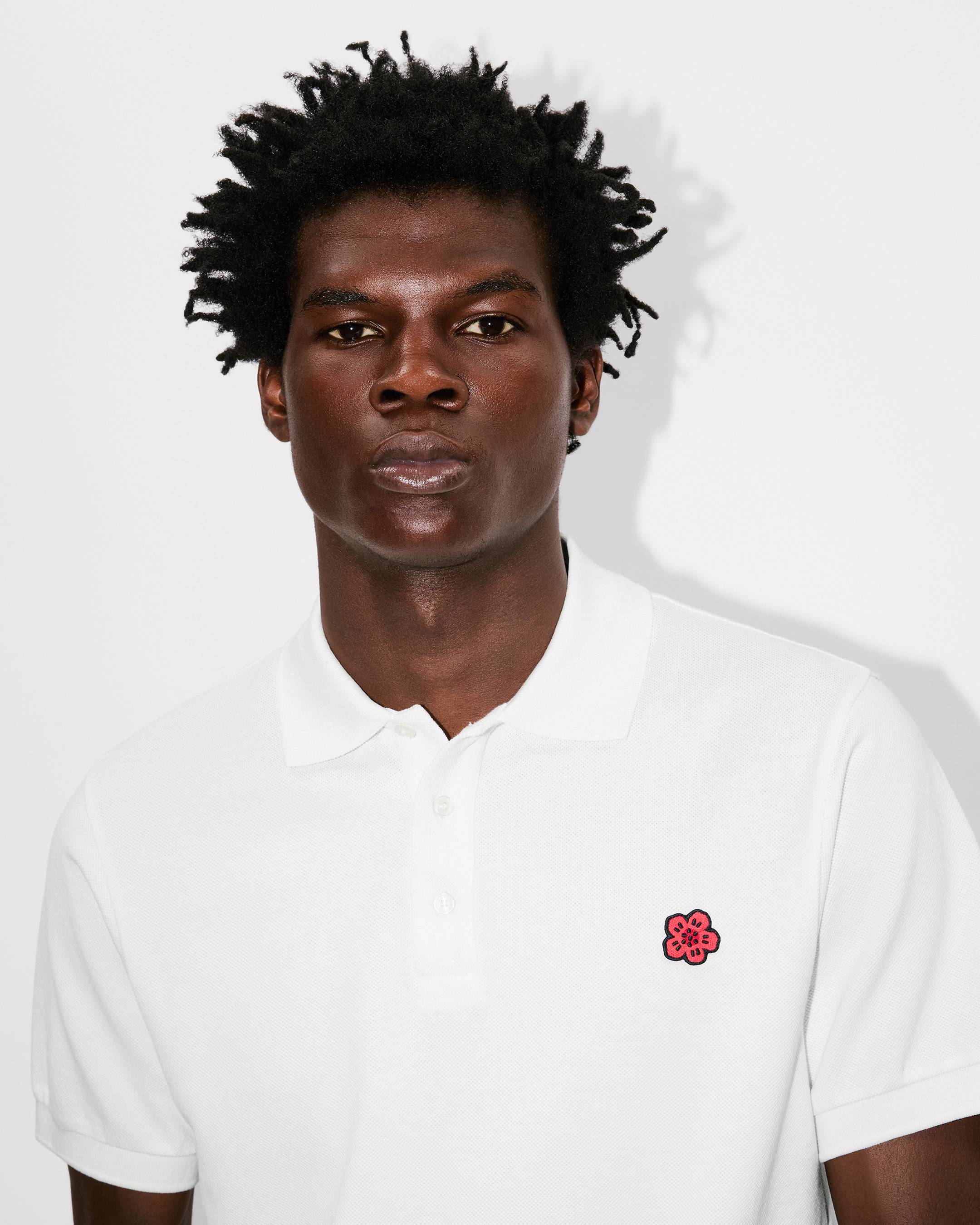 Kenzo Boke Flower Slim Polo In Cotton