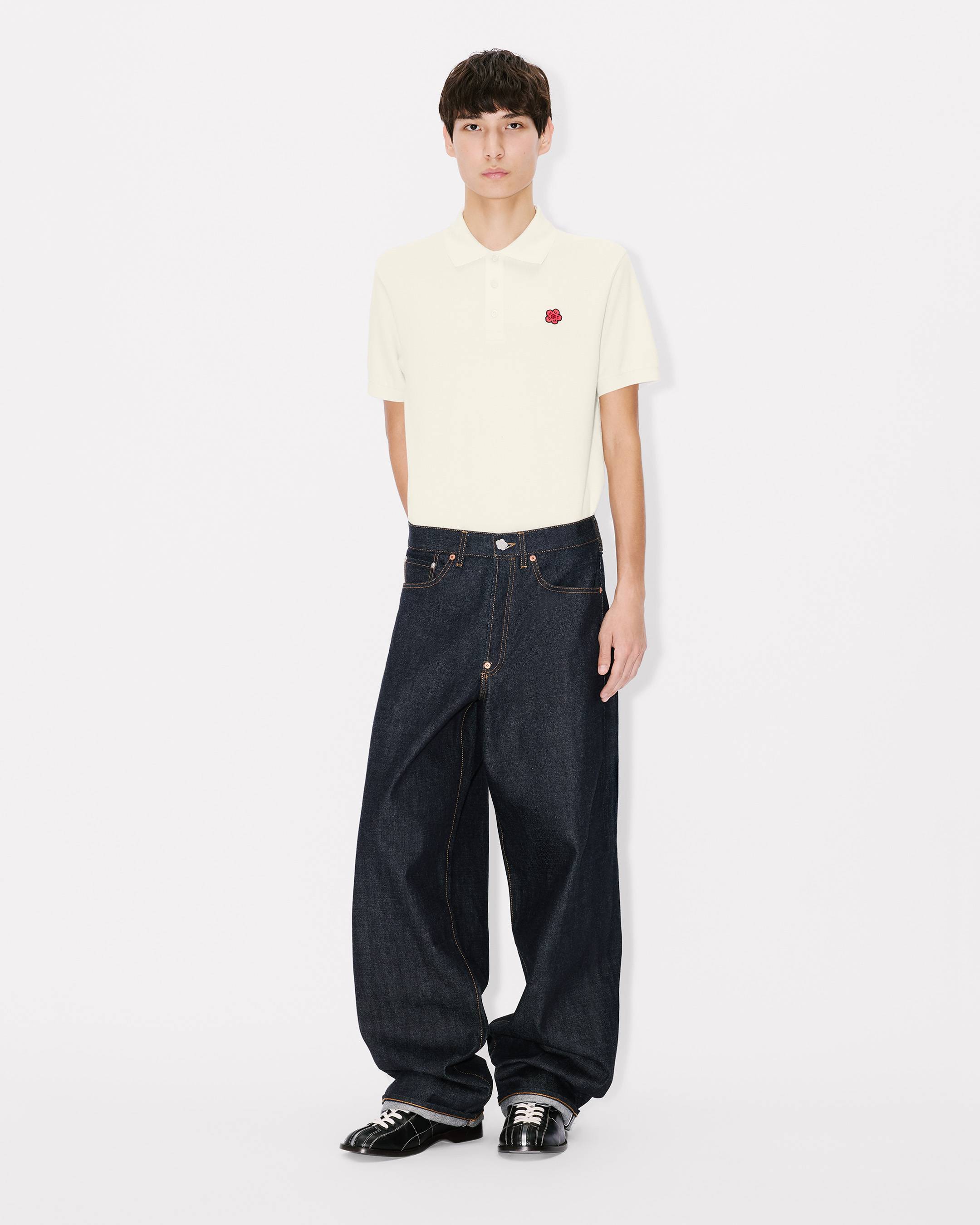 Kenzo Boke Flower Slim Polo In Cotton