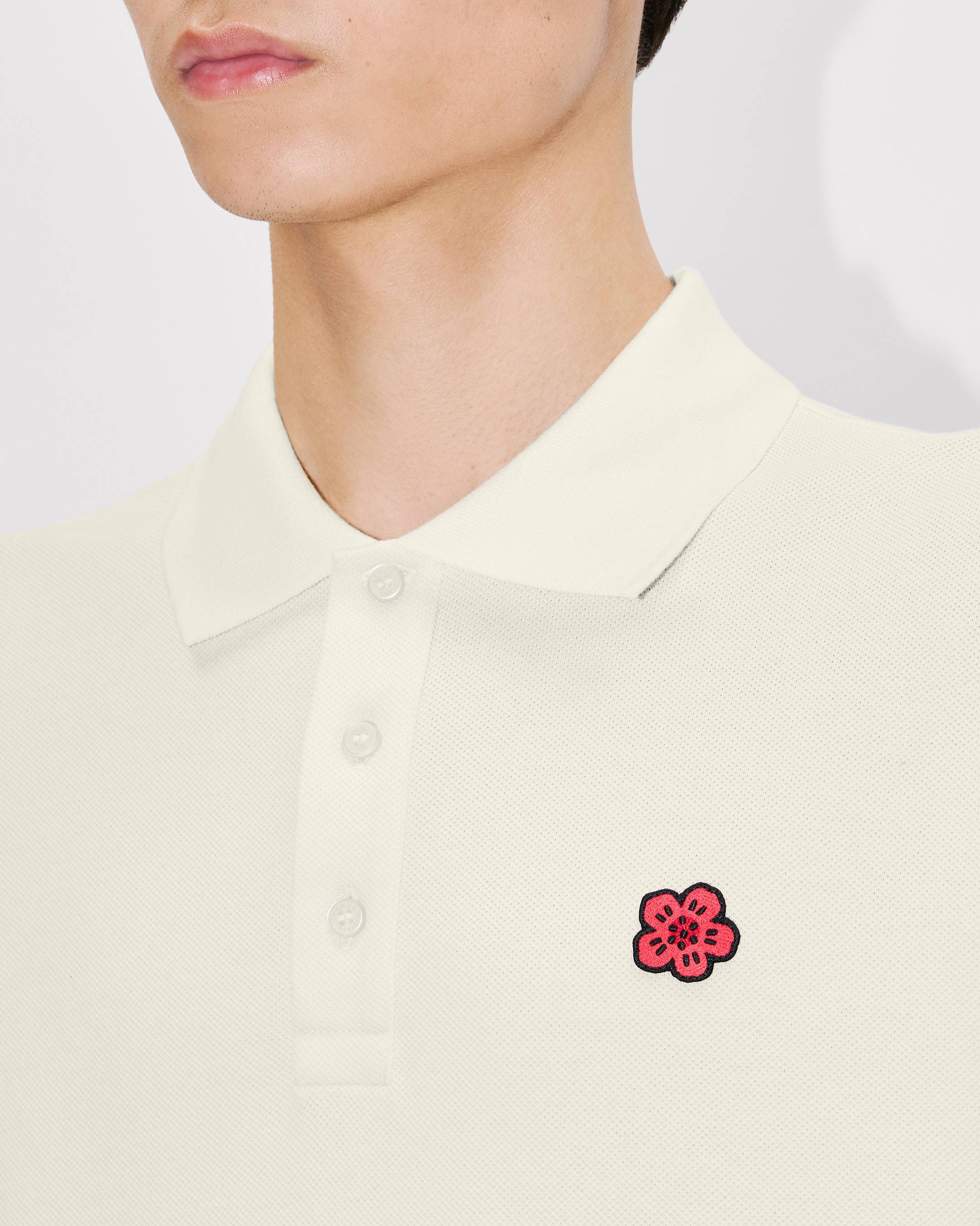 Kenzo Boke Flower Slim Polo In Cotton