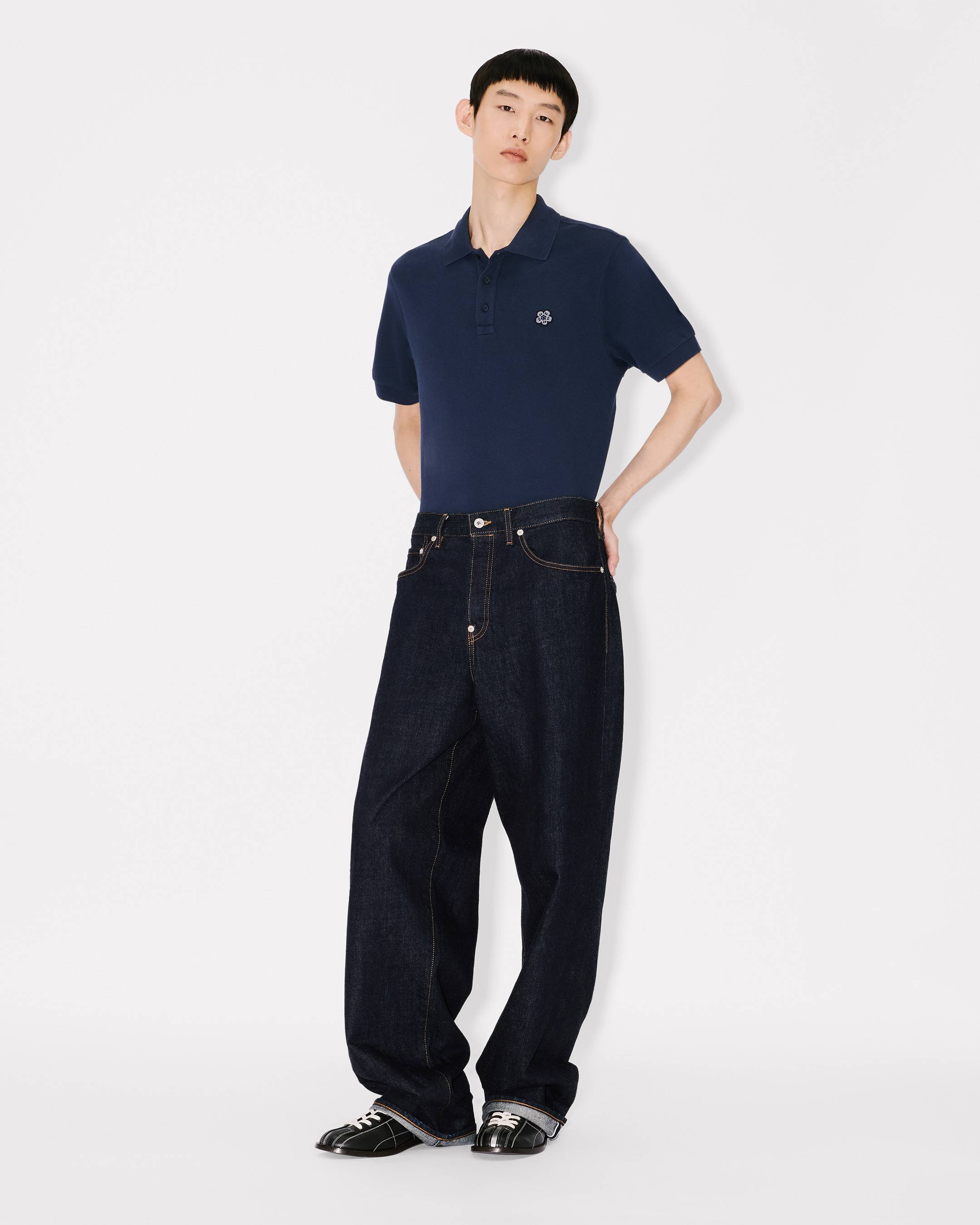 Kenzo Boke Flower Slim Polo In Cotton