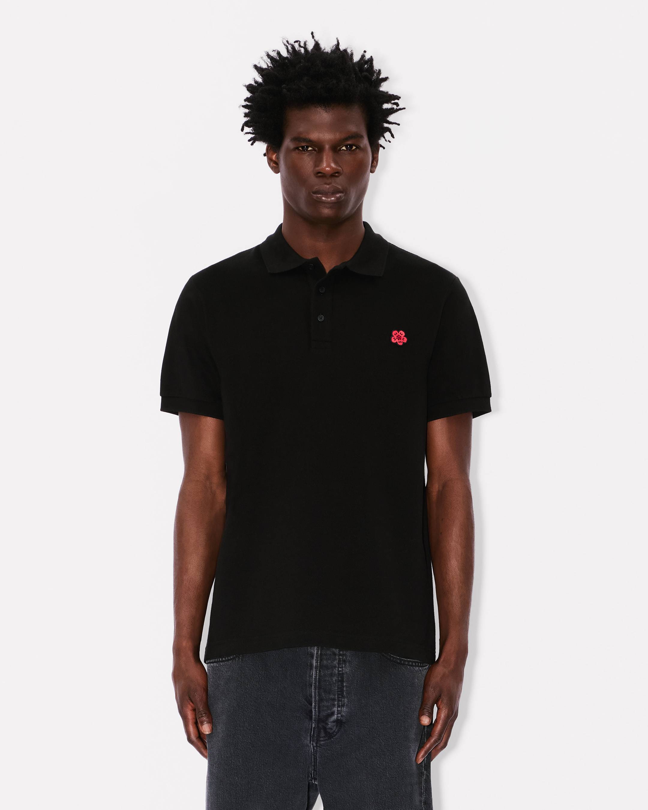 Kenzo Boke Flower Slim Polo In Cotton
