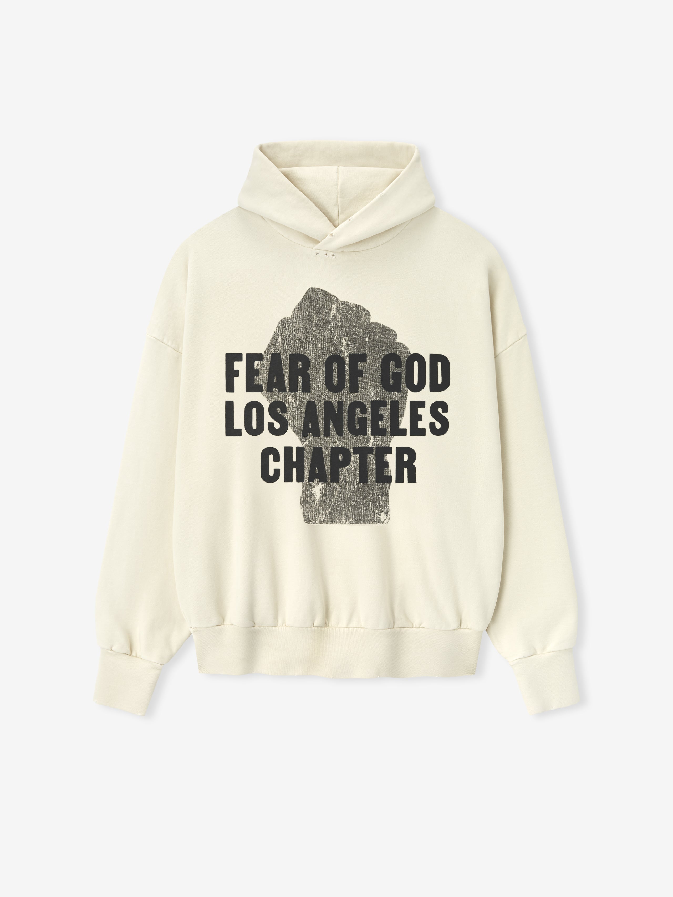 Essentials 213 Chapter Hoodie Cream/Black