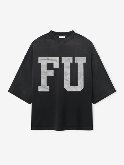Essentials Relaxed Fu Educate Tee Black