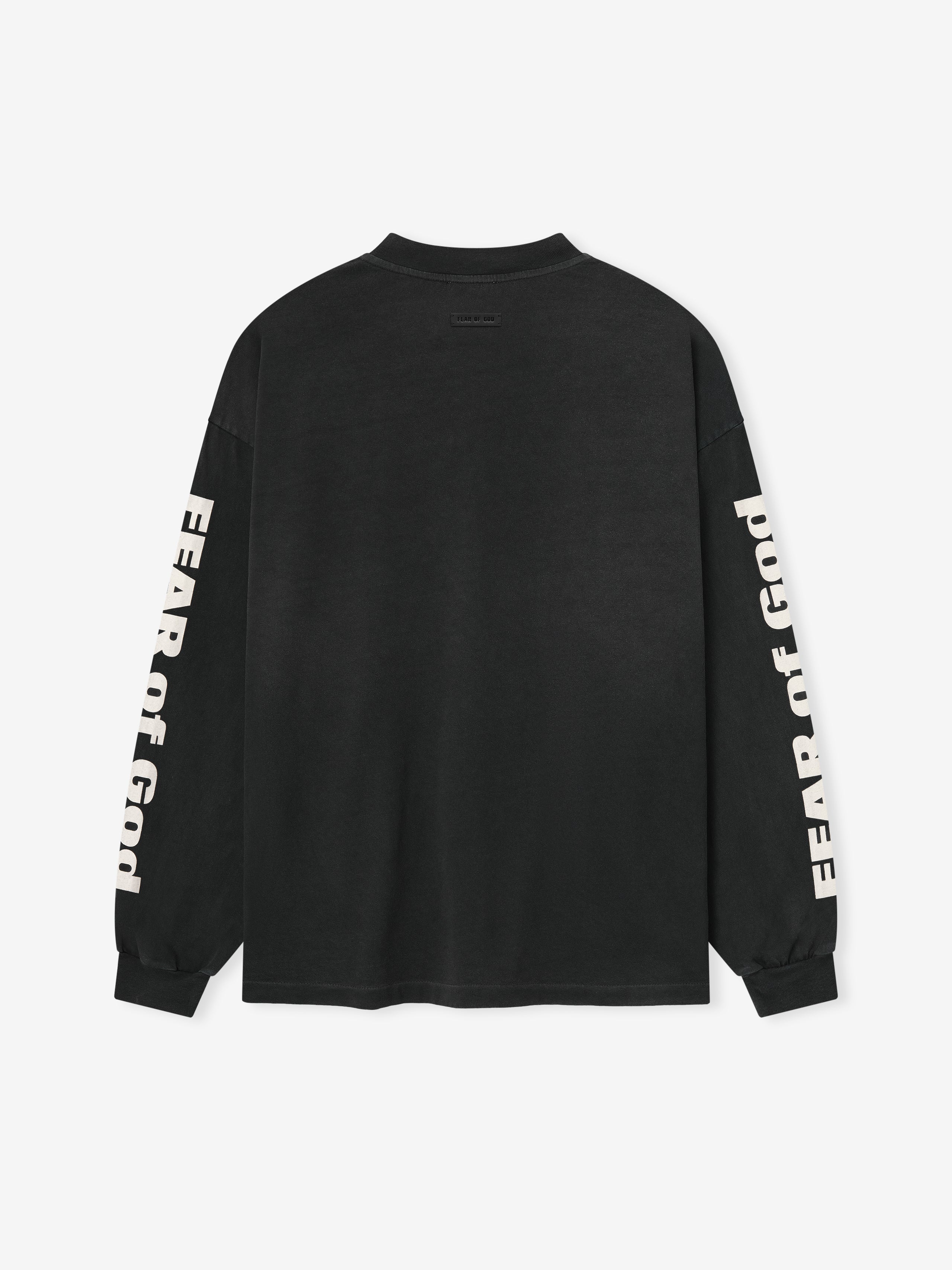 Essentials Relaxed Fear Of God Long Sleeve Tee Black