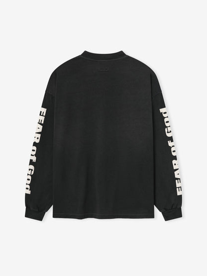 Essentials Relaxed Fear Of God Long Sleeve Tee Black