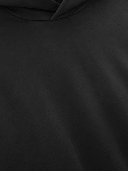 Essentials Washed Hoodie Black