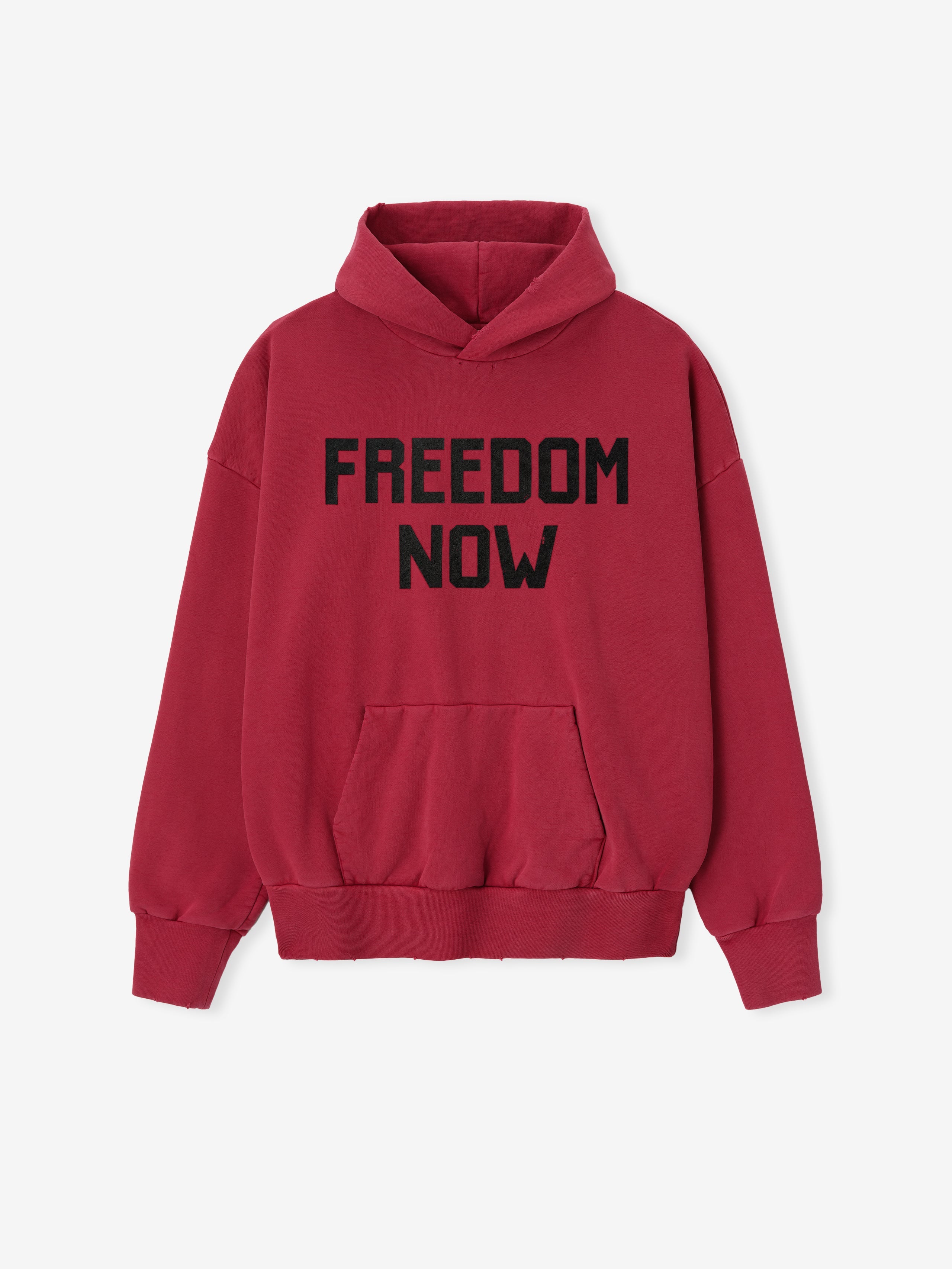 Essentials Vintage Freedom Now Hoodie Red