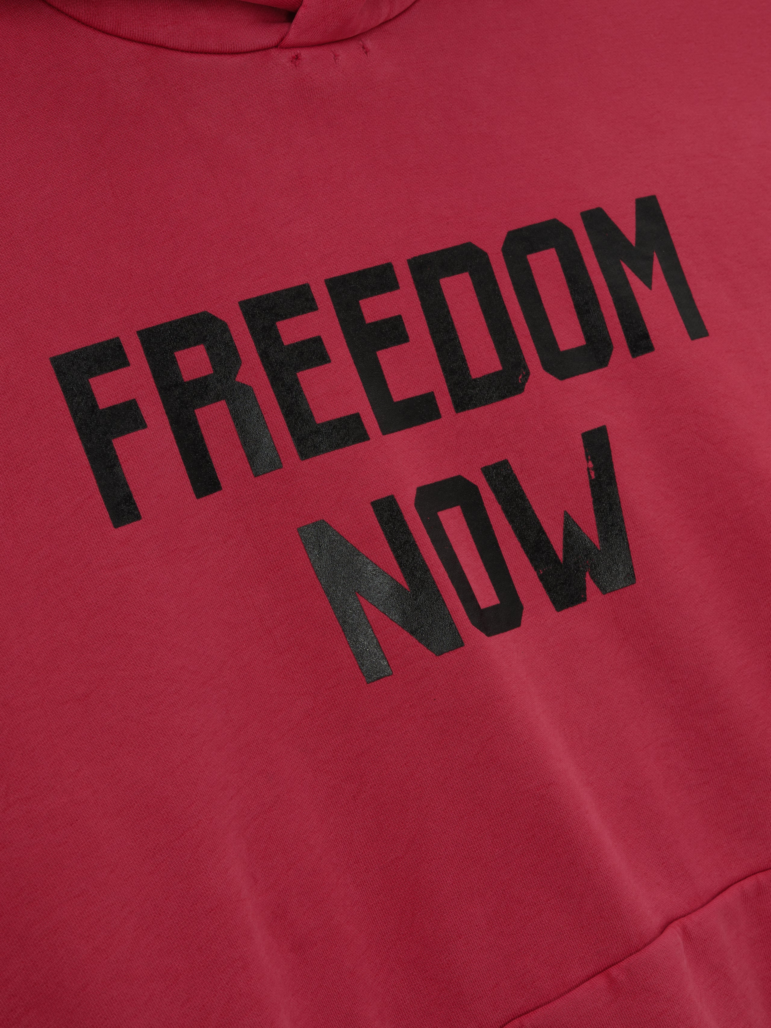 Essentials Vintage Freedom Now Hoodie Red