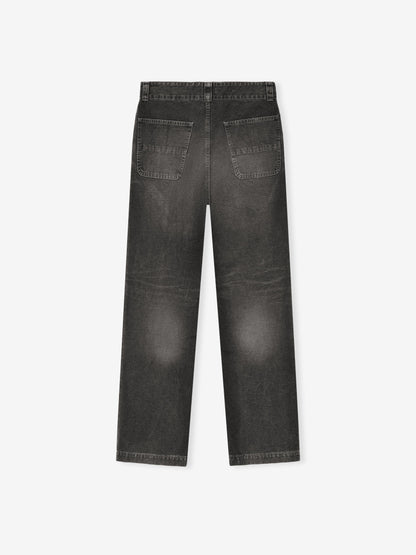 Essentials Canvas Utility Pant Washed Black