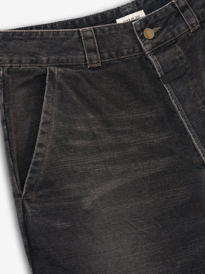 Essentials Canvas Utility Pant Washed Black