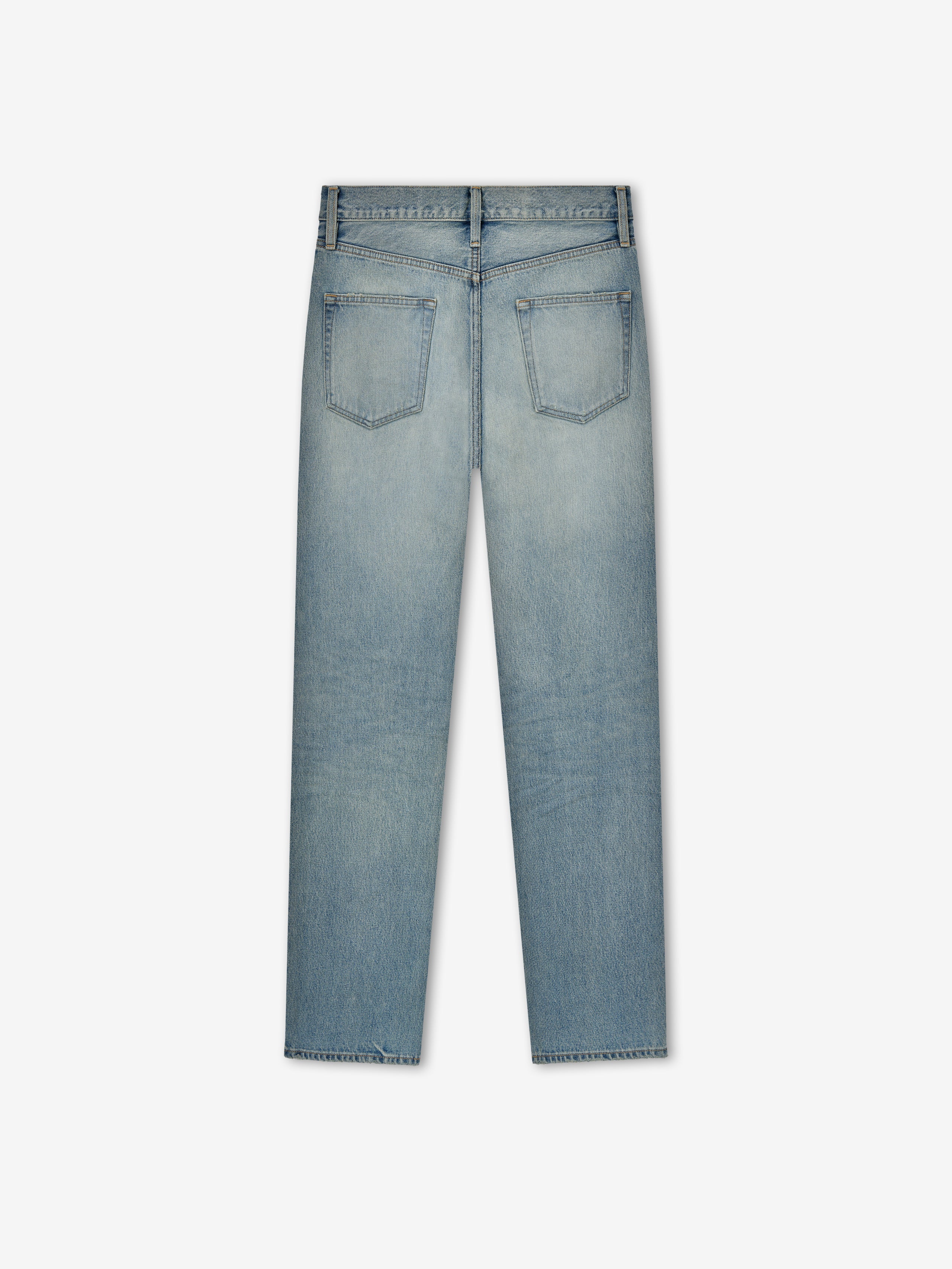 Essentials Straight 5 Pocket Jean Light Indigo