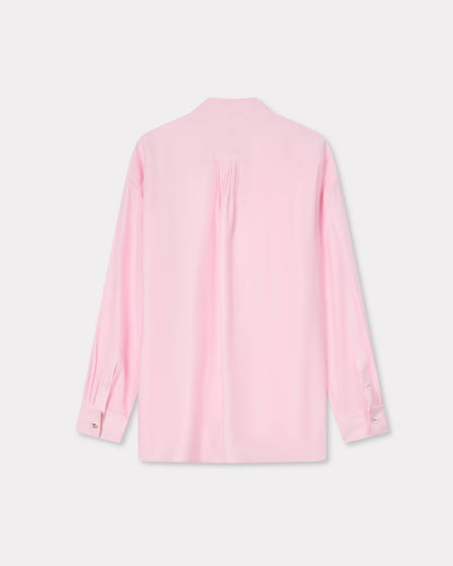 Kenzo Oversized Bow Shirt In Mixed Silk Women's