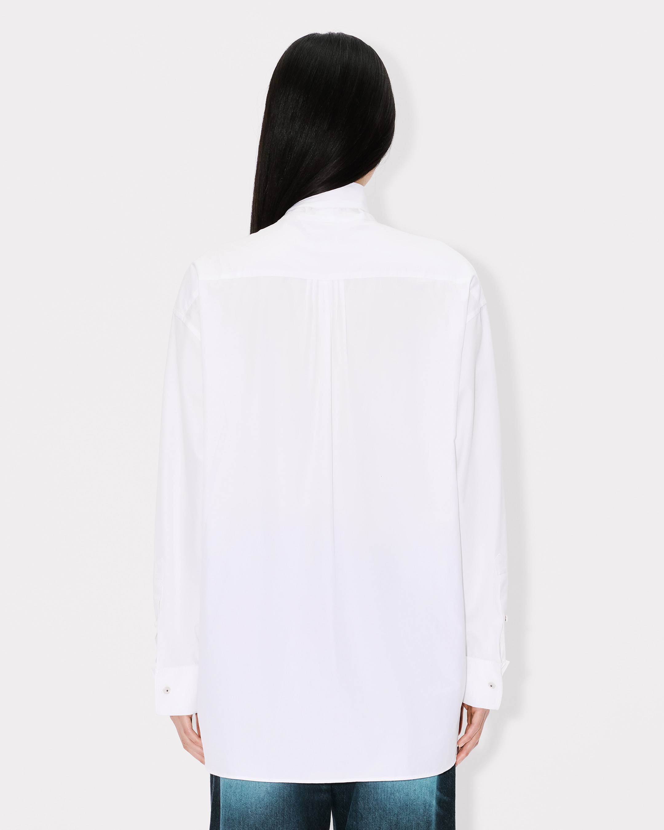 Kenzo Oversized Bow Shirt In Cotton Women's