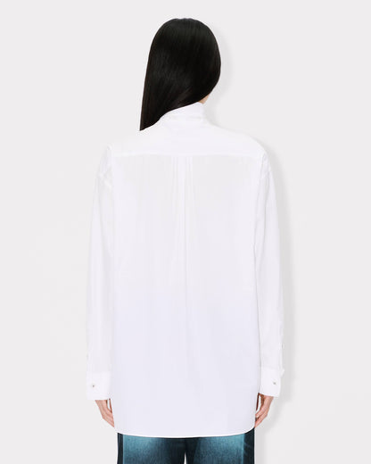 Kenzo Oversized Bow Shirt In Cotton Women's
