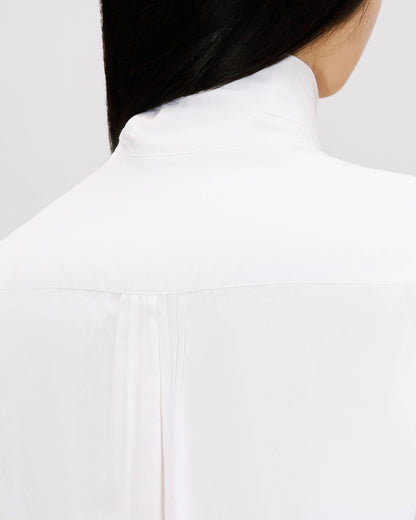 Kenzo Oversized Bow Shirt In Cotton Women's