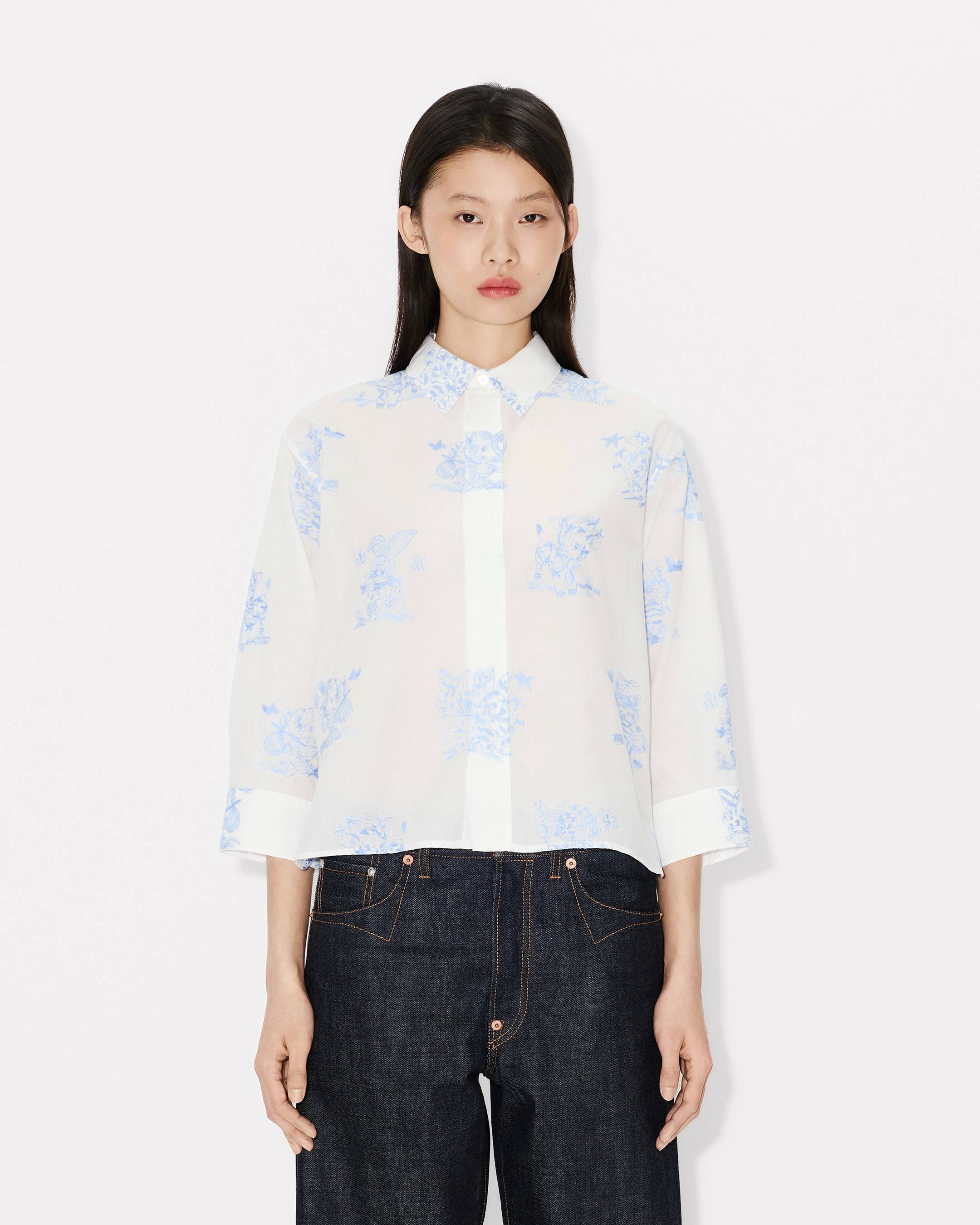 Kenzo Cartoon 34 Sleeves Shirt Women's
