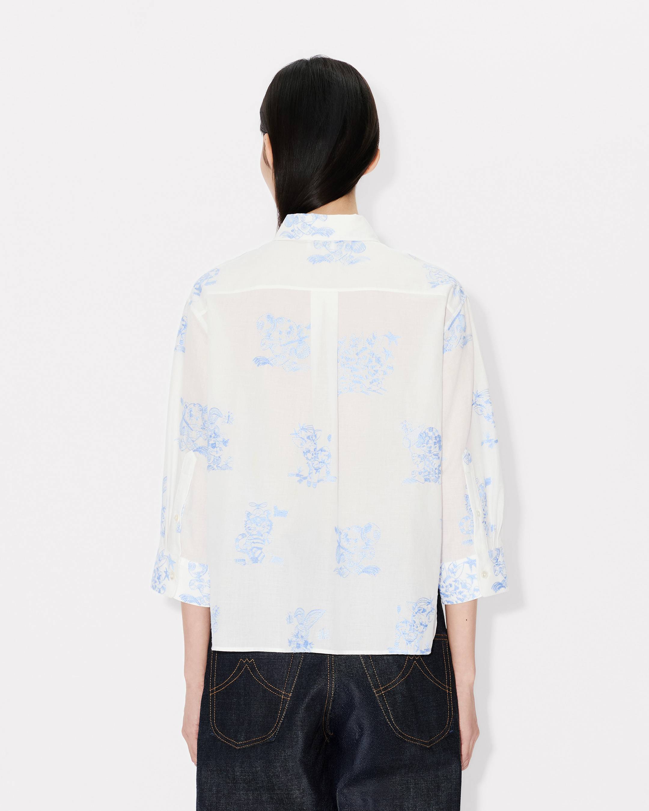 Kenzo Cartoon 34 Sleeves Shirt Women's