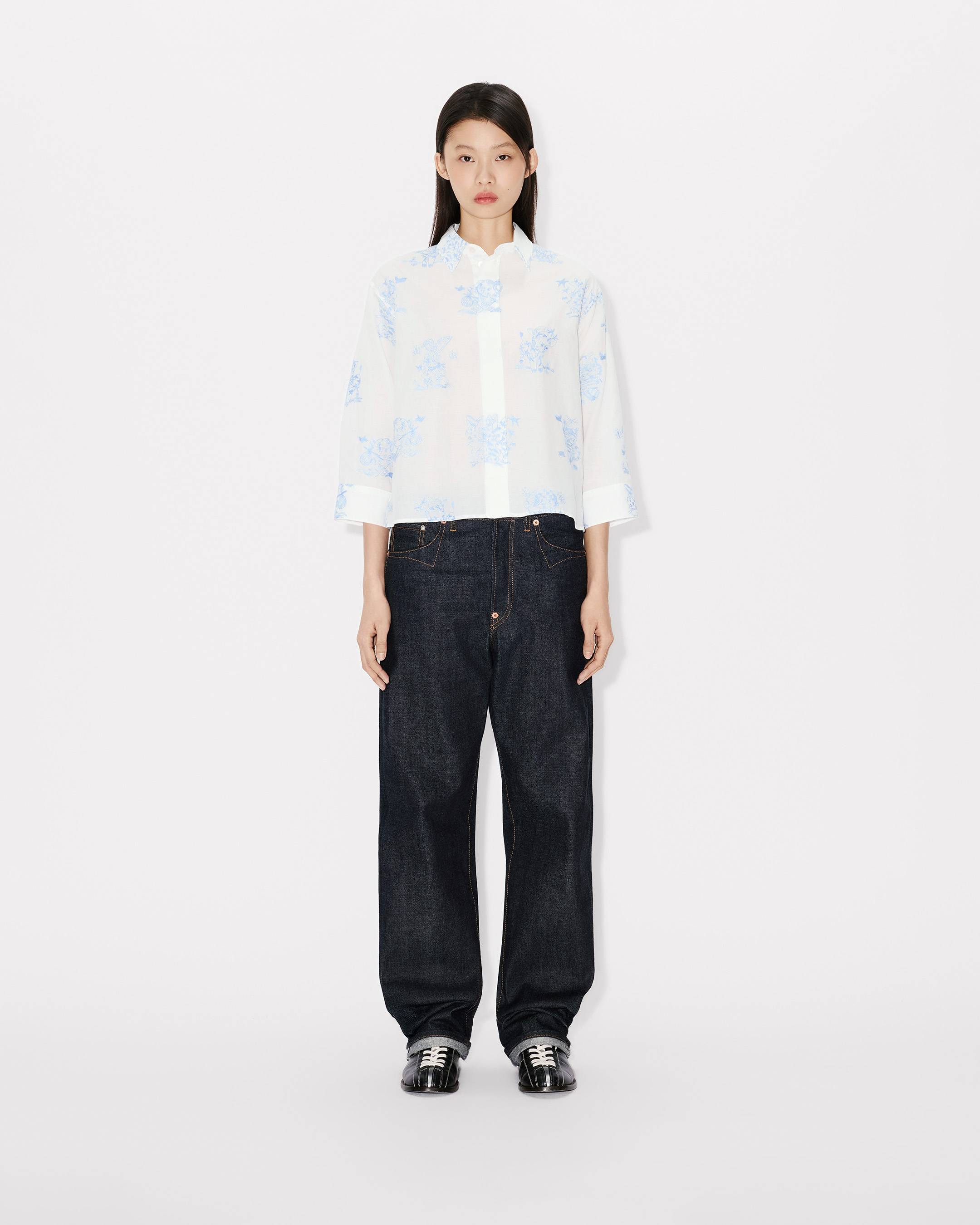 Kenzo Cartoon 34 Sleeves Shirt Women's