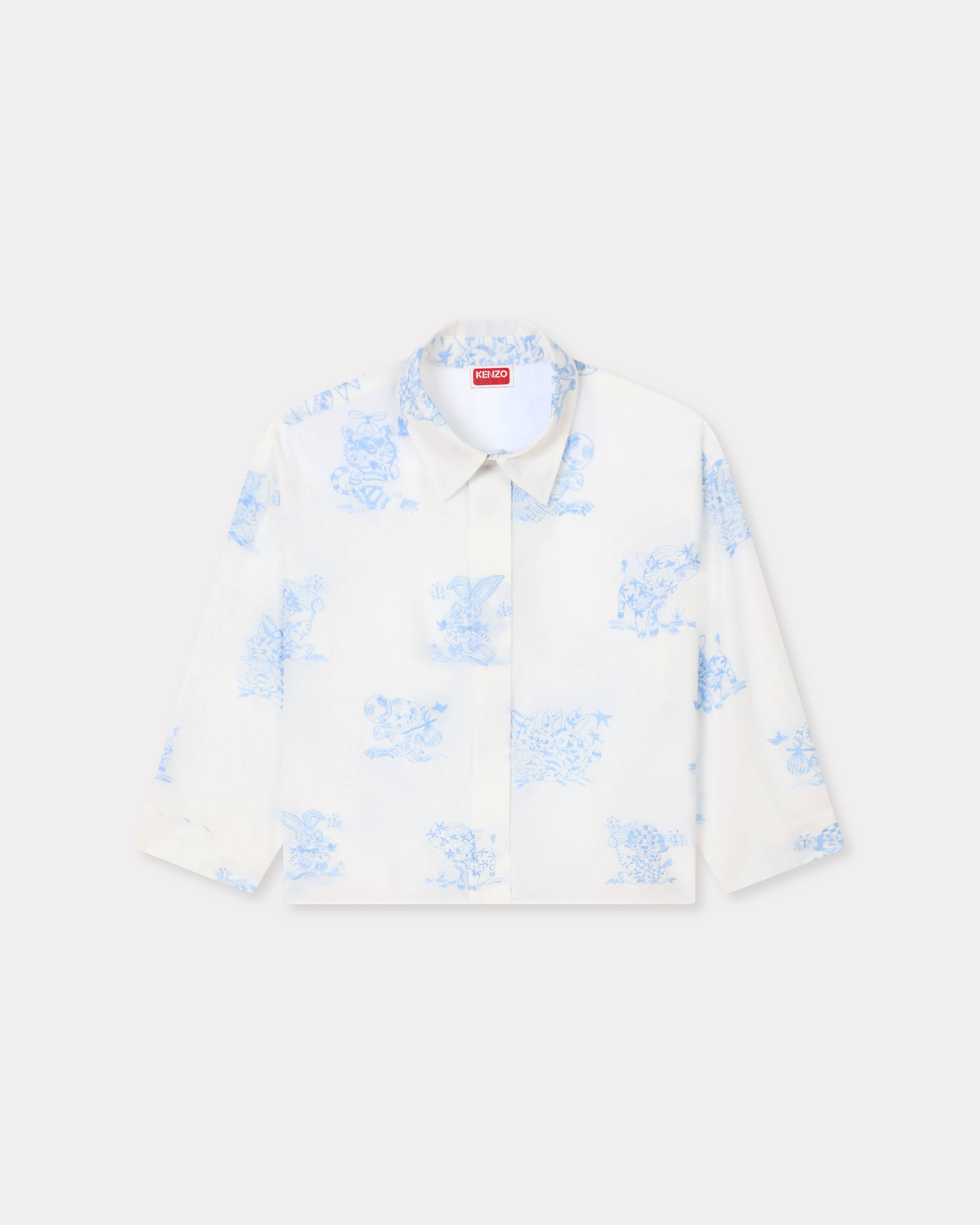 Kenzo Cartoon 34 Sleeves Shirt Women's