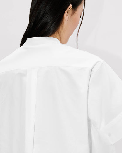 Kenzo Short Sleeves Shirt In Poplin Cotton Women's