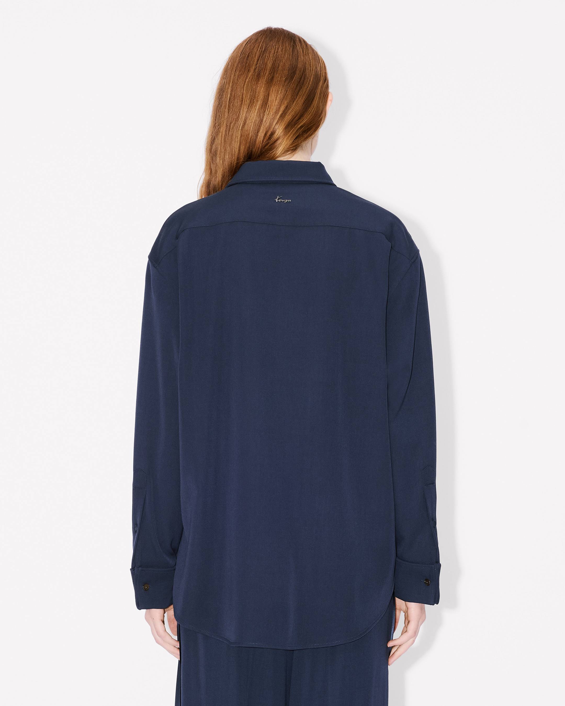 Kenzo Overshirt In Virgin Wool Women's