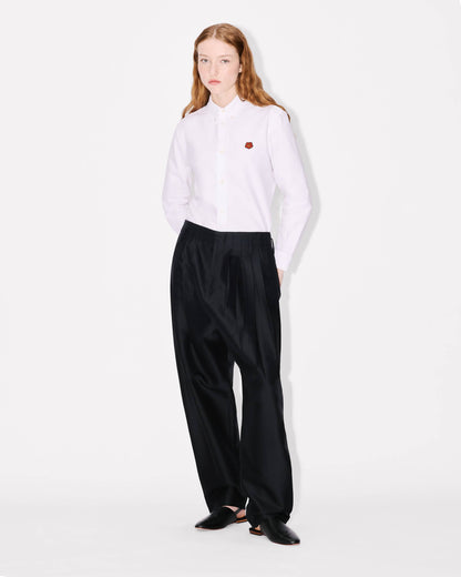 Kenzo Boke Flower Fitted Shirt In Cotton Oxford Women's