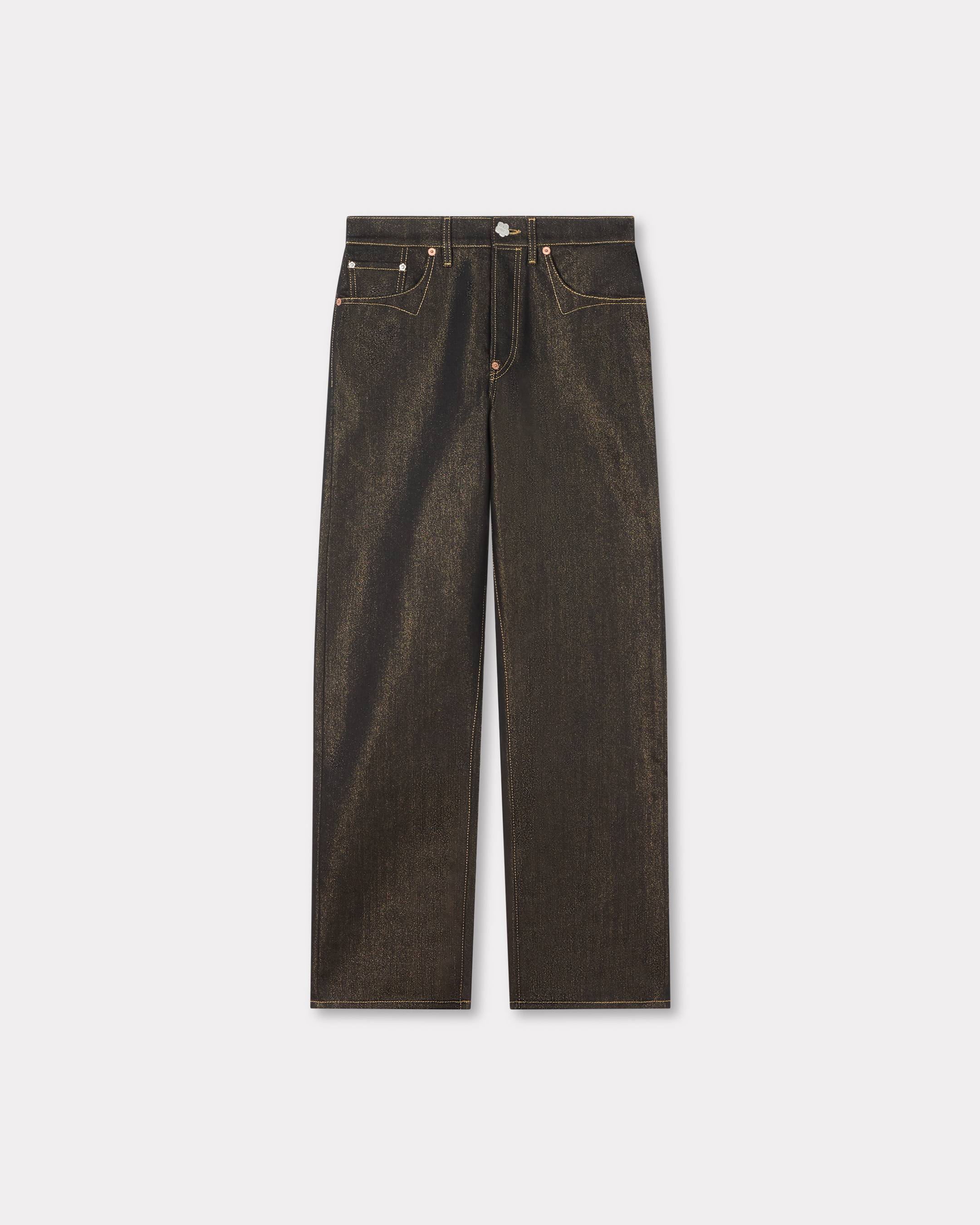 Kenzo Lowwaist Boyfriend Jeans In Lurex Japanese Denim Women's