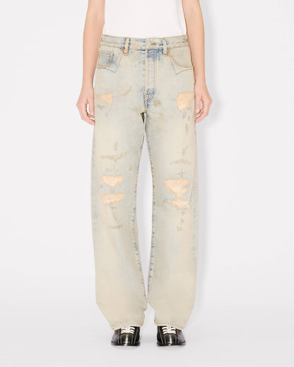 Kenzo Straight Jeans In Japanese Denim Women's