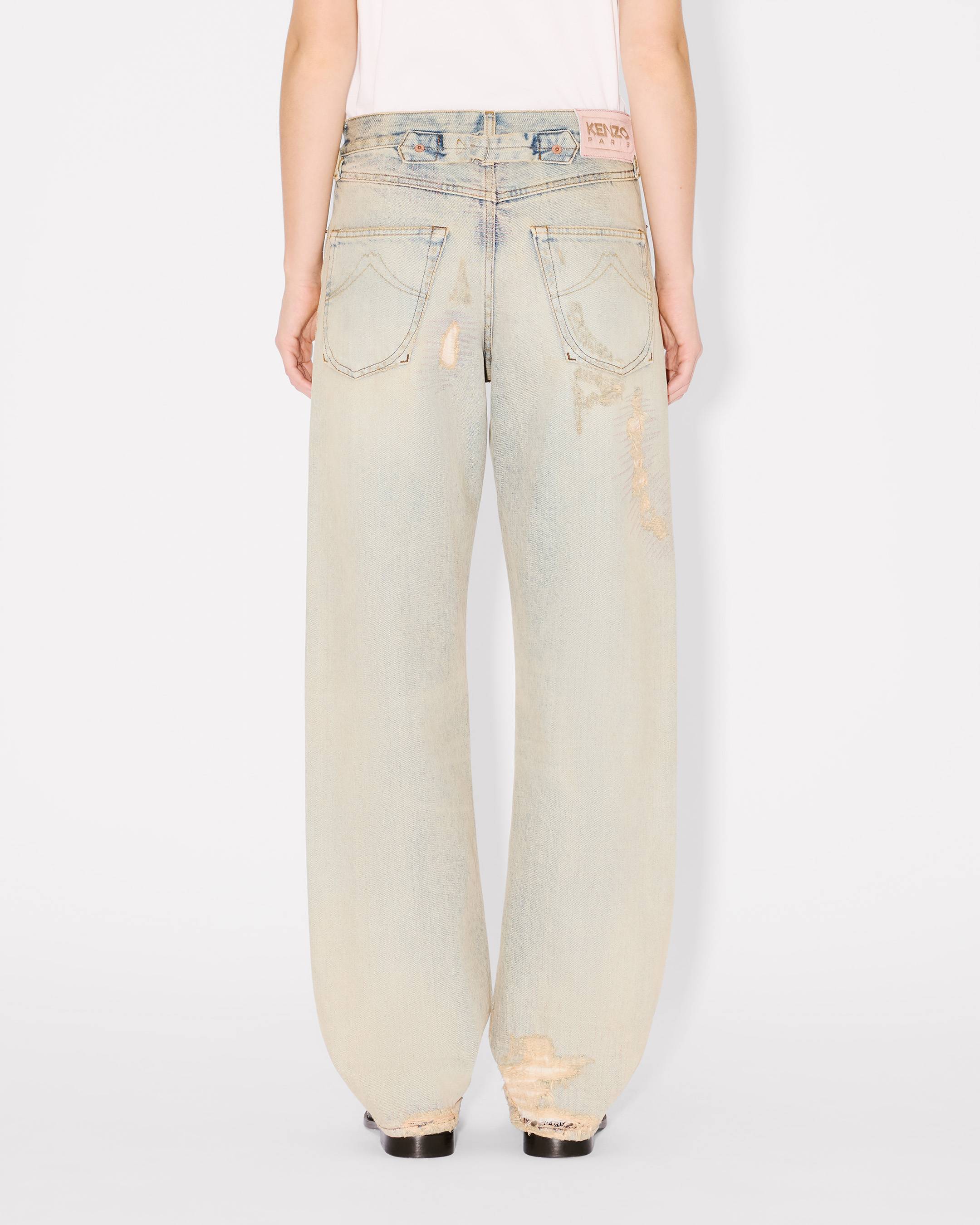Kenzo Straight Jeans In Japanese Denim Women's