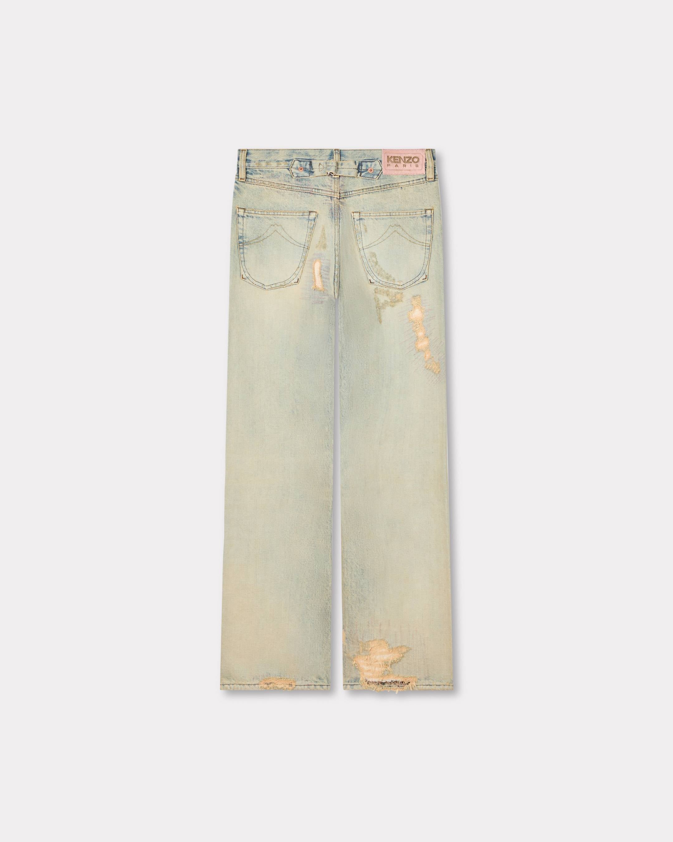 Kenzo Straight Jeans In Japanese Denim Women's