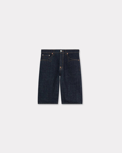 Kenzo Lowwaist Boyfriend Bermuda In Japanese Denim Women's