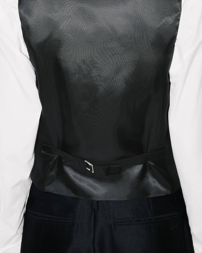 Kenzo Kimono Vest In Virgin Wool And Silk Women's