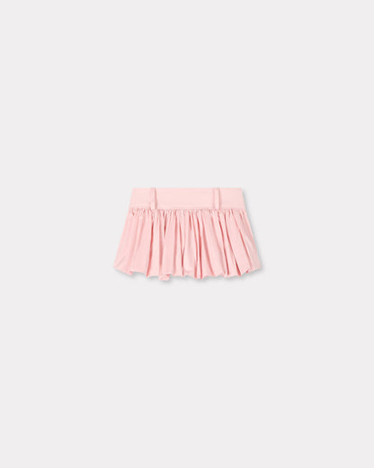 Kenzo Balloon Mini Skirt In Mixed Silk Women's